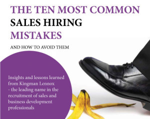 10 Most Common Sales Hiring Mistakes Cover